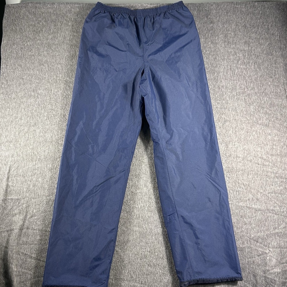 ProQuip Waterproof Golf Pants‎ Men Size L Gore-Tex Navy Blue Pull On Gorpcore